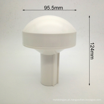 Cabeça de cogumelo que posiciona o caso da antena de GPS